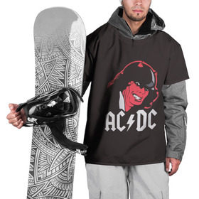 Накидка на куртку 3D с принтом Чёрт AC/DC в Санкт-Петербурге, 100% полиэстер |  | ac dc | acdc | ангус янг | блюз рок | крис слэйд | рок группа | рок н ролл | стиви янг | хард рок | эксл роуз