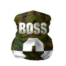 Бандана-труба 3D с принтом BOSS 8 Military в Санкт-Петербурге, 100% полиэстер, ткань с особыми свойствами — Activecool | плотность 150‒180 г/м2; хорошо тянется, но сохраняет форму | 