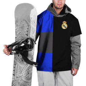 Накидка на куртку 3D с принтом Real Madrid 2018 Black Version в Санкт-Петербурге, 100% полиэстер |  | Тематика изображения на принте: emirates | fc | real madrid | клуб | мяч | реал мадрид