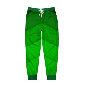 Мужские брюки 3D с принтом Зеленые полосы в Санкт-Петербурге, 100% полиэстер | манжеты по низу, эластичный пояс регулируется шнурком, по бокам два кармана без застежек, внутренняя часть кармана из мелкой сетки | абстракция | геометрия | зеленый | модные.мода | пирамиды | полосы.линии | тренды | треугольники | узоры
