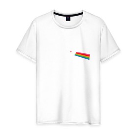 Мужская футболка хлопок с принтом Dark side of the moon в Санкт-Петербурге, 100% хлопок | прямой крой, круглый вырез горловины, длина до линии бедер, слегка спущенное плечо. | anime | sailor moon | аниме | сейлор мун