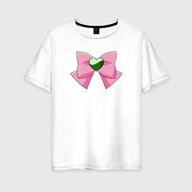 Женская футболка хлопок Oversize с принтом Юпитер в Санкт-Петербурге, 100% хлопок | свободный крой, круглый ворот, спущенный рукав, длина до линии бедер
 | anime | sailor moon | аниме | сейлор мун
