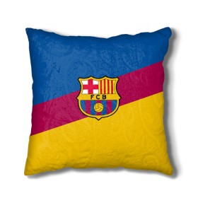 Подушка 3D с принтом FC Barcelona 2018 Colors в Санкт-Петербурге, наволочка – 100% полиэстер, наполнитель – холлофайбер (легкий наполнитель, не вызывает аллергию). | состоит из подушки и наволочки. Наволочка на молнии, легко снимается для стирки | fc | fc barcelona | fcb | fly emirates | ronaldo | абстракция | барселона | геометрия | зож | клуб | линии | месси | модные | мяч | реал мадрид | спорт | спортивные | тренды | футбол | футбольный клуб | эмблема