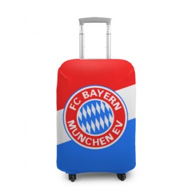 Чехол для чемодана 3D с принтом FC Bayern 2018 Colors в Санкт-Петербурге, 86% полиэфир, 14% спандекс | двустороннее нанесение принта, прорези для ручек и колес | bayern | fly fc | бавария | спорт | футбольный клуб