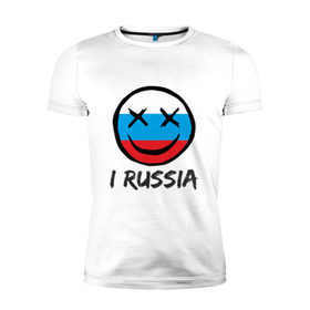 Мужская футболка премиум с принтом Раша в Санкт-Петербурге, 92% хлопок, 8% лайкра | приталенный силуэт, круглый вырез ворота, длина до линии бедра, короткий рукав | oxxxymiron | окси | оксимирон | россия