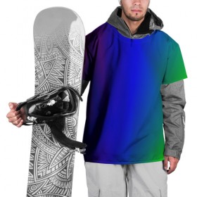 Накидка на куртку 3D с принтом Цветной градиент в Санкт-Петербурге, 100% полиэстер |  | Тематика изображения на принте: абстракция | градиент | зеленый | модные | розовый | синий | цвет | цветные | яркие