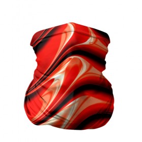 Бандана-труба 3D с принтом Жидкие металл (красный) в Санкт-Петербурге, 100% полиэстер, ткань с особыми свойствами — Activecool | плотность 150‒180 г/м2; хорошо тянется, но сохраняет форму | абстракция | блеск | блики | краска | линии | металл | отражение | узоры