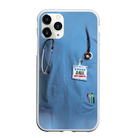 Чехол для iPhone 11 Pro Max матовый с принтом Костюм врача в Санкт-Петербурге, Силикон |  | больница | врач | градусник | доктор | интерн | клиника | медбрат | медсестра | поликлиника | стетоскоп | фонендоскоп