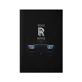 Обложка для паспорта матовая кожа с принтом Rolls Royce phantom в Санкт-Петербурге, натуральная матовая кожа | размер 19,3 х 13,7 см; прозрачные пластиковые крепления | luxury | phantom | rich | rolls royce | rr | авто | автомобили | бренд | известные | логотип | машина | надписи | огни | ролс ройс | роскошь | тень | фары | черный
