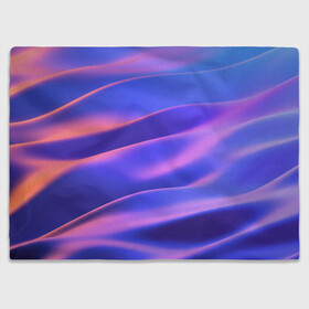 Плед 3D с принтом Water Colors в Санкт-Петербурге, 100% полиэстер | закругленные углы, все края обработаны. Ткань не мнется и не растягивается | абстракция | вода.цветные | волны | краски | море | радужные | розовый | синий | фиолетовый | цвет | цвета | яркие