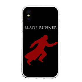 Чехол для iPhone XS Max матовый с принтом Blade Runner в Санкт-Петербурге, Силикон | Область печати: задняя сторона чехла, без боковых панелей | 2049 | blade runner | bladerunner