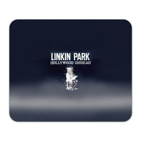 Коврик прямоугольный с принтом Linkin Park и Hollywood Undead в Санкт-Петербурге, натуральный каучук | размер 230 х 185 мм; запечатка лицевой стороны | Тематика изображения на принте: 