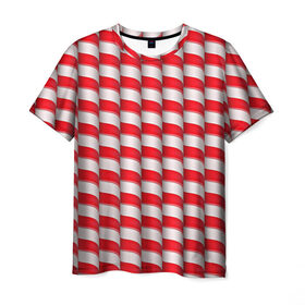 Мужская футболка 3D с принтом Sweet sticks в Санкт-Петербурге, 100% полиэфир | прямой крой, круглый вырез горловины, длина до линии бедер | sweet | конфеты | палочка | сладость