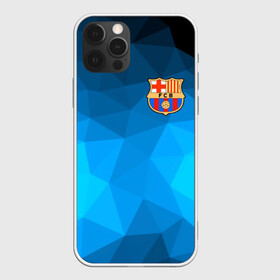 Чехол для iPhone 12 Pro с принтом FC Barcelona polygon 2018 в Санкт-Петербурге, силикон | область печати: задняя сторона чехла, без боковых панелей | fc barcelona | мяч | спорт | футбол | чеппионат 