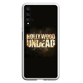 Чехол для Honor 20 с принтом Hollywood Undead звезда в Санкт-Петербурге, Силикон | Область печати: задняя сторона чехла, без боковых панелей | charlie scene | danny | funny man | hollywood | j dog | johnny 3 tears | undead | альтернативный | андед | голивуд | голливудская | группа | кранккор | метал | нежить | ню | реп | рок | рэп | рэпкор