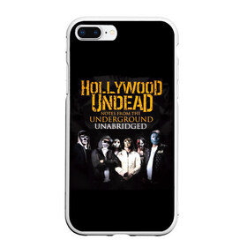 Чехол для iPhone 7Plus/8 Plus матовый с принтом Hollywood Undead Underground в Санкт-Петербурге, Силикон | Область печати: задняя сторона чехла, без боковых панелей | Тематика изображения на принте: charlie scene | danny | funny man | hollywood | j dog | johnny 3 tears | undead | альтернативный | андед | голивуд | голливудская | группа | кранккор | метал | нежить | ню | реп | рок | рэп | рэпкор