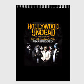 Скетчбук с принтом Hollywood Undead Underground в Санкт-Петербурге, 100% бумага
 | 48 листов, плотность листов — 100 г/м2, плотность картонной обложки — 250 г/м2. Листы скреплены сверху удобной пружинной спиралью | charlie scene | danny | funny man | hollywood | j dog | johnny 3 tears | undead | альтернативный | андед | голивуд | голливудская | группа | кранккор | метал | нежить | ню | реп | рок | рэп | рэпкор