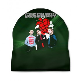 Шапка 3D с принтом Группа Green Day в Санкт-Петербурге, 100% полиэстер | универсальный размер, печать по всей поверхности изделия | american idiot | green day | альтернативный | билли джо армстронг | грин дей | группа | зелёный день | майк дёрнт | музыка | надпись | панк | поп | поппанк | рок | тре кул