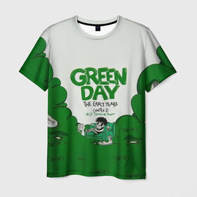Мужская футболка 3D с принтом Монстр Green Day в Санкт-Петербурге, 100% полиэфир | прямой крой, круглый вырез горловины, длина до линии бедер | american idiot | green day | альтернативный | билли джо армстронг | грин дей | группа | зелёный день | майк дёрнт | музыка | надпись | панк | поп | поппанк | рок | тре кул