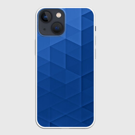 Чехол для iPhone 13 mini с принтом trianse blue в Санкт-Петербурге,  |  | abstraction | абстракция | геометрия | грани | полигоны | сочетания | треугольники