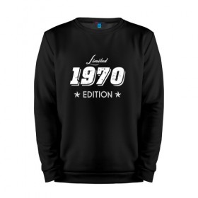 Мужской свитшот хлопок с принтом limited edition 1970 в Санкт-Петербурге, 100% хлопок |  | 