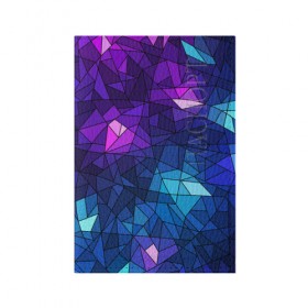 Обложка для паспорта матовая кожа с принтом Стекло в Санкт-Петербурге, натуральная матовая кожа | размер 19,3 х 13,7 см; прозрачные пластиковые крепления | mosaic | абстракция | геометрия | мозаика | стекло