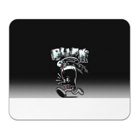 Коврик прямоугольный с принтом Заяц в стакане Blink-182 в Санкт-Петербурге, натуральный каучук | размер 230 х 185 мм; запечатка лицевой стороны | blink | альтернативный рок | блинк | группа | марк хоппус | музыка | мэтт скиба | надпись | панк | панк рок | песни | поп панк | рок | скейт панк | смайл | смайлик | трэвис баркер