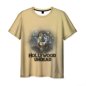 Мужская футболка 3D с принтом Hollywood Undead в Санкт-Петербурге, 100% полиэфир | прямой крой, круглый вырез горловины, длина до линии бедер | charlie scene | danny | funny man | hollywood | j dog | johnny 3 tears | undead | альтернативный | андед | голивуд | голливудская | группа | кранккор | метал | нежить | ню | реп | рок | рэп | рэпкор