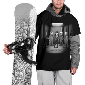 Накидка на куртку 3D с принтом Группа Evanescence в Санкт-Петербурге, 100% полиэстер |  | evanescence | альтернативный | готик | группа | джен маджура | исчезновение | метал | ню | рок | синий | тим маккорд | трой маклоухорн | уилл хант | хард | эванесенс | эми ли