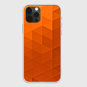 Чехол для iPhone 12 Pro Max с принтом Orange abstraction в Санкт-Петербурге, Силикон |  | abstraction | geometry | polygon | абстракция | геометрия | грань | краски | кубик | кубики | линии | мозаика | полигоны | ребро | текстура | узор