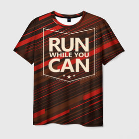 Мужская футболка 3D с принтом Мотивация в Санкт-Петербурге, 100% полиэфир | прямой крой, круглый вырез горловины, длина до линии бедер | motivation | run | sport | бег | мотивация | спорт