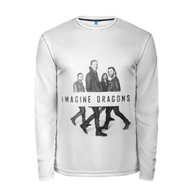 Мужской лонгслив 3D с принтом Группа Imagine Dragons в Санкт-Петербурге, 100% полиэстер | длинные рукава, круглый вырез горловины, полуприлегающий силуэт | dragons | imagine | альтернативный | американская | бэн макки | группа | драгонс | дэн платцман | дэн рейнольдс | имеджин | инди | индирок | поп | рок | уэйн сермон | электроник