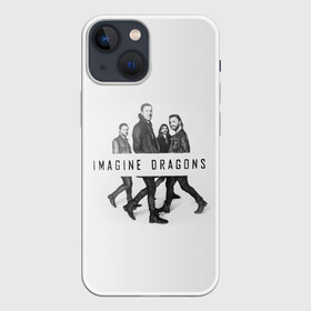 Чехол для iPhone 13 mini с принтом Группа Imagine Dragons в Санкт-Петербурге,  |  | dragons | imagine | альтернативный | американская | бэн макки | группа | драгонс | дэн платцман | дэн рейнольдс | имеджин | инди | индирок | поп | рок | уэйн сермон | электроник