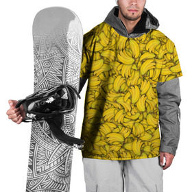 Накидка на куртку 3D с принтом Бананы в Санкт-Петербурге, 100% полиэстер |  | Тематика изображения на принте: banana | vegan | банан | веган | желтый | паттерн | текстура | фрукт