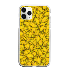 Чехол для iPhone 11 Pro Max матовый с принтом Бананы в Санкт-Петербурге, Силикон |  | banana | vegan | банан | веган | желтый | паттерн | текстура | фрукт