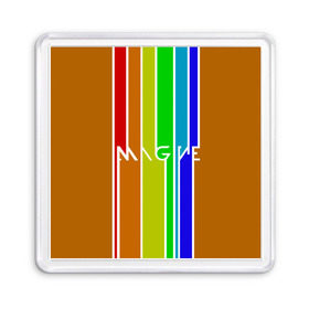 Магнит 55*55 с принтом Imagine Dragons краска в Санкт-Петербурге, Пластик | Размер: 65*65 мм; Размер печати: 55*55 мм | альтернативный | американская | группа | драгонс | имеджин | инди | индирок | поп | рок | электроник