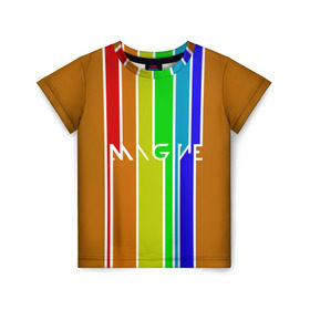 Детская футболка 3D с принтом Imagine Dragons краска в Санкт-Петербурге, 100% гипоаллергенный полиэфир | прямой крой, круглый вырез горловины, длина до линии бедер, чуть спущенное плечо, ткань немного тянется | альтернативный | американская | группа | драгонс | имеджин | инди | индирок | поп | рок | электроник