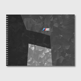 Альбом для рисования с принтом BMW 2018 Black Design в Санкт-Петербурге, 100% бумага
 | матовая бумага, плотность 200 мг. | bmw | автомобиль | автомобильные | бмв | машины