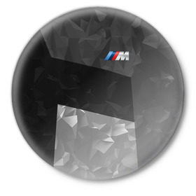 Значок с принтом BMW 2018 Black Design в Санкт-Петербурге,  металл | круглая форма, металлическая застежка в виде булавки | bmw | автомобиль | автомобильные | бмв | машины