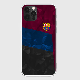 Чехол для iPhone 12 Pro с принтом FC BARCELONA ABSTRACT | БАРСЕЛОНА  в Санкт-Петербурге, силикон | область печати: задняя сторона чехла, без боковых панелей | fc | fc barcelona | fcb | fly emirates | ronaldo | абстракция | барселона | геометрия | зож | клуб | линии | месси | модные | мяч | реал мадрид | спорт | спортивные | тренды | футбол | футбольный клуб | эмблема