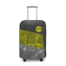 Чехол для чемодана 3D с принтом Borussia Dortmund 2018 в Санкт-Петербурге, 86% полиэфир, 14% спандекс | двустороннее нанесение принта, прорези для ручек и колес | боруссия | дортмунд