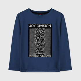 Детский лонгслив хлопок с принтом Joy Division в Санкт-Петербурге, 100% хлопок | круглый вырез горловины, полуприлегающий силуэт, длина до линии бедер | postpunk | unknown pleasures | бернард самнер | британская рок группа | джой дивижн | иэн кёртис | неизвестные удовольствия | питер хук | постпанк | стивен моррис