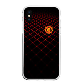 Чехол для iPhone XS Max матовый с принтом Manchester United 2018 Line в Санкт-Петербурге, Силикон | Область печати: задняя сторона чехла, без боковых панелей | emirates | fc | manchester united | абстракция | геометрия | зож | клуб | линии | манчестер юнайтед | модные | мяч | россии | спорт | спортивные | стиль | тренды | футбол | футбольный клуб | экстрим | эмблема