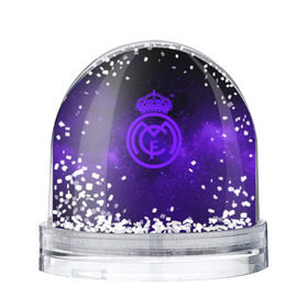 Водяной шар с принтом FC Real Madrid(SPACE STYLE) в Санкт-Петербурге, Пластик | Изображение внутри шара печатается на глянцевой фотобумаге с двух сторон | real madrid | футбол | футбольный клуб | чемпионат