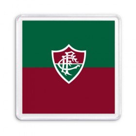 Магнит 55*55 с принтом Fluminense(Бразилия) в Санкт-Петербурге, Пластик | Размер: 65*65 мм; Размер печати: 55*55 мм | Тематика изображения на принте: fluminense | football | footer | soccer | socker | бразилия | спорт | футбол | футбольный клуб