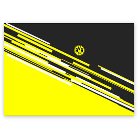 Поздравительная открытка с принтом FC Borussia 2018 Sport в Санкт-Петербурге, 100% бумага | плотность бумаги 280 г/м2, матовая, на обратной стороне линовка и место для марки
 | боруссия | дортмунд