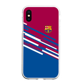 Чехол для iPhone XS Max матовый с принтом FC Barcelona 2018 Sport line в Санкт-Петербурге, Силикон | Область печати: задняя сторона чехла, без боковых панелей | fc | fc barcelona | fcb | fly emirates | ronaldo | абстракция | барселона | геометрия | зож | клуб | линии | месси | модные | мяч | реал мадрид | спорт | спортивные | тренды | футбол | футбольный клуб | эмблема