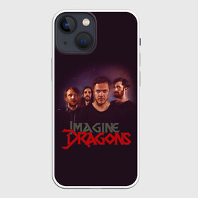 Чехол для iPhone 13 mini с принтом Группа Imagine Dragons в Санкт-Петербурге,  |  | альтернативный | американская | группа | драгонс | имеджин | инди | индирок | поп | рок | электроник