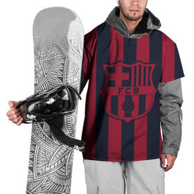 Накидка на куртку 3D с принтом Barselona 18 в Санкт-Петербурге, 100% полиэстер |  | barselona | champions | league | lionel | messi | spain | барселона | испания | месси