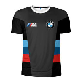 Мужская футболка 3D спортивная с принтом BMW 2018 Sport в Санкт-Петербурге, 100% полиэстер с улучшенными характеристиками | приталенный силуэт, круглая горловина, широкие плечи, сужается к линии бедра | bmw | автомобиль | автомобильные | бмв | марка | машины | патриот | флаг